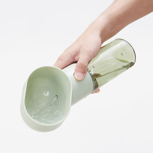 Portable Dog Water Bottle with Bowl | Pet Travel Water Cup Leak Proof