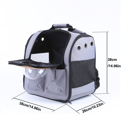 Pet Space Backpack Carrier – Transparent Bubble Cat & Dog Travel Backpack