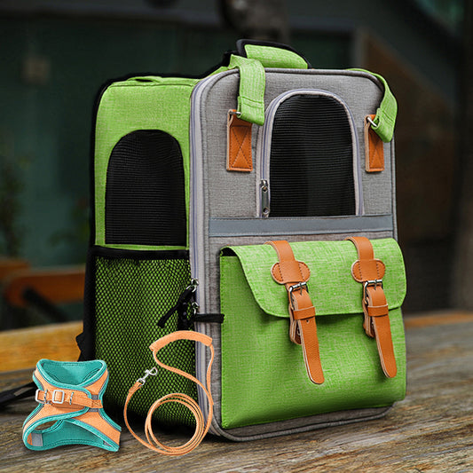 Cat Backpack Carrier – Portable Pet Backpack for Cats & Small Dogs Travel Bag