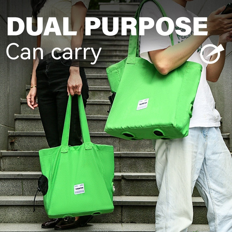 Large Capacity Pet Carrier Bag – Breathable Escape-Proof Cat & Dog Shoulder Travel Bag