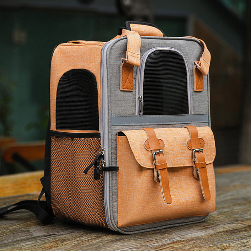 Cat Backpack Carrier – Portable Pet Backpack for Cats & Small Dogs Travel Bag