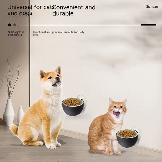 Magnetic Pet Bowl Anti-Slip – Cat & Dog Food Feeder Bowl
