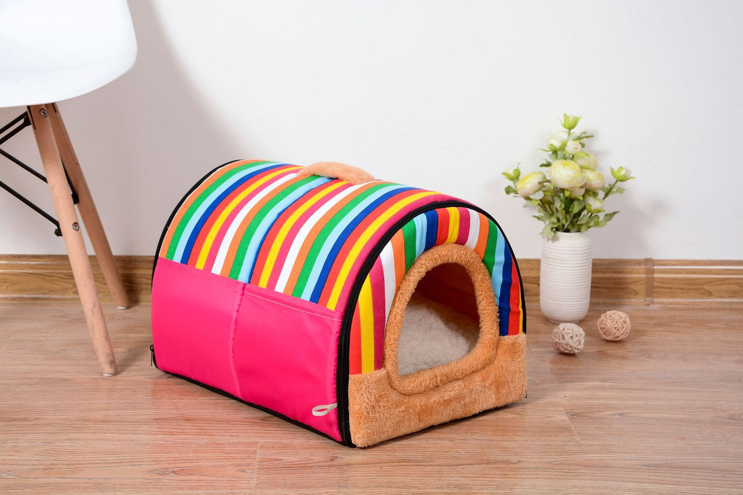 Tunnel Pet House – 2-in-1 Cat Tunnel Bed & Cozy Pet Play House