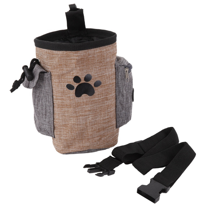Pet Belt Bag Dog Walking Waist Bag Treat Training Pouch Hands Free Dog Bag