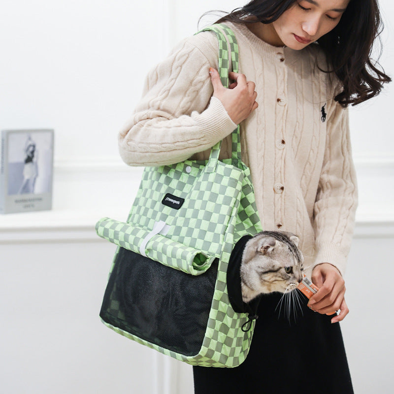 Portable Cat Carrier Bag – Small Shoulder Pet Travel Bag for Cats & Dogs