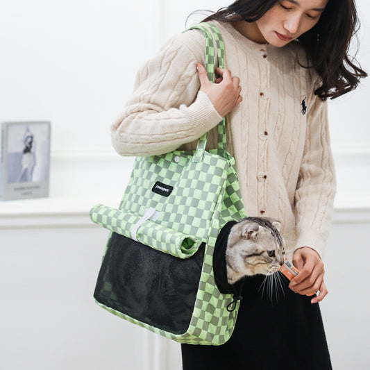 Portable Cat Carrier Bag – Small Shoulder Pet Travel Bag for Cats & Dogs