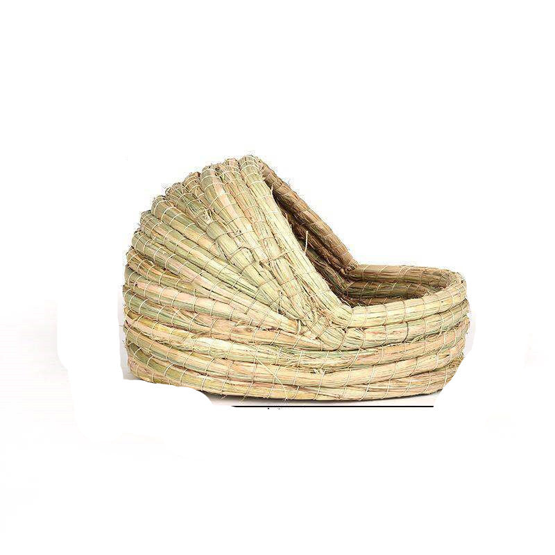Pet Grass Nest Natural Dog Cat Bed Cooling Grass Pet Mat Eco Friendly Pet Bed