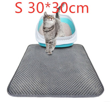 Honeycomb Cat Litter Mat – Waterproof & Urine Proof Double Layer Pad