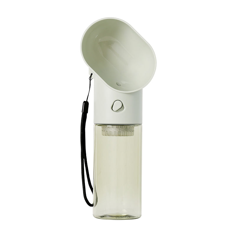 Portable Dog Water Bottle with Bowl | Pet Travel Water Cup Leak Proof