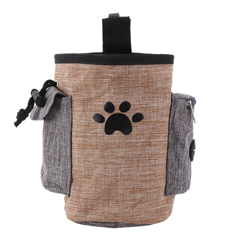 Pet Belt Bag Dog Walking Waist Bag Treat Training Pouch Hands Free Dog Bag