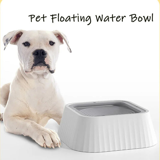 No Spill Floating Pet Water Bowl – Anti Splash Dog & Cat Drinking Bowl (Dry Mouth Design)