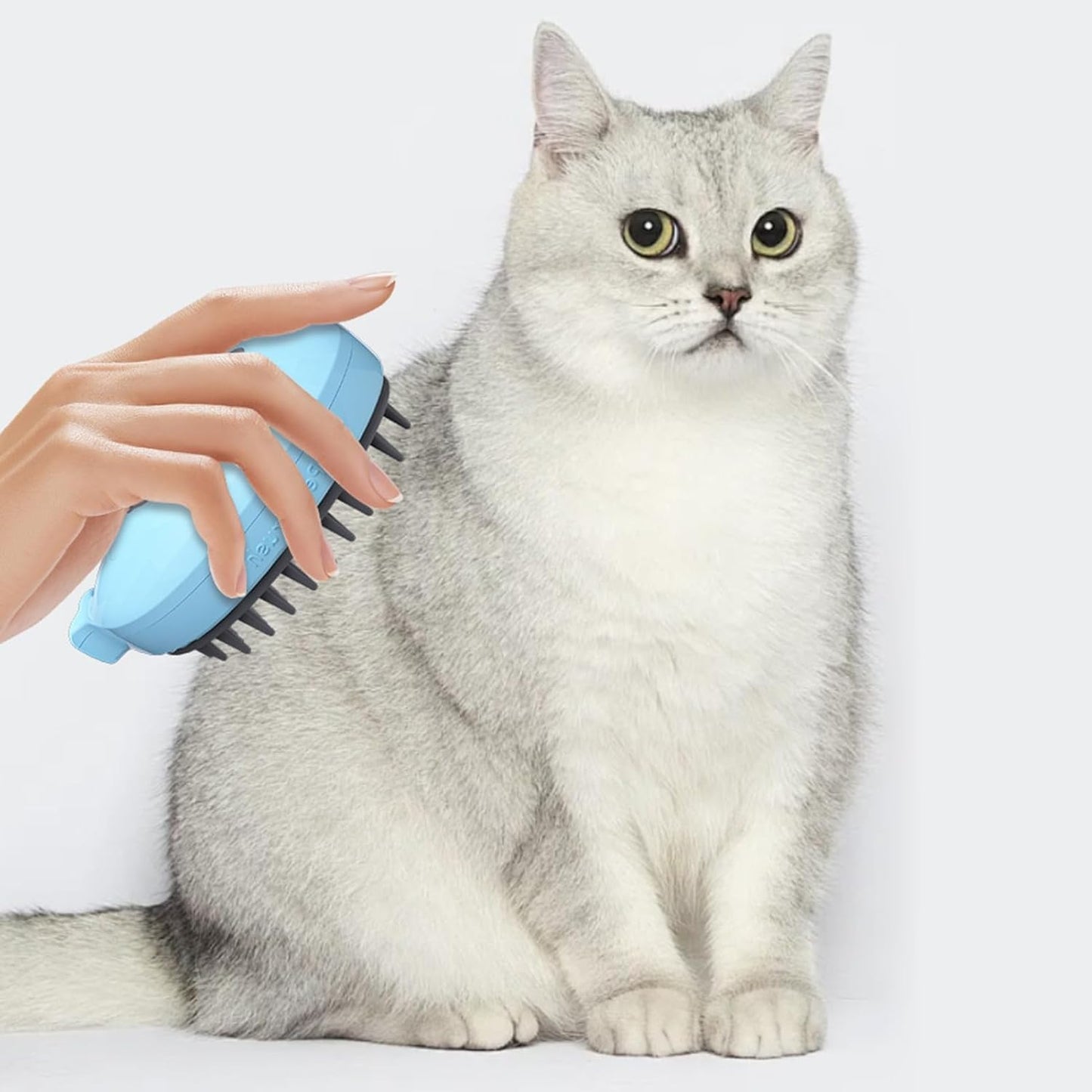 Steamy Cat Brush 3-in-1 – Pet Steam Grooming Brush with Spray & Massage