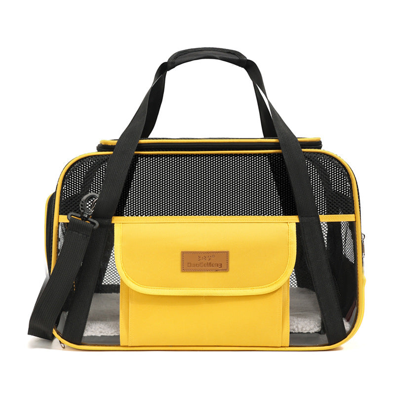 Breathable Oxford Cloth Pet Carrier Shoulder Bag for Small Dogs & Cats – Portable Pet Sling Bag