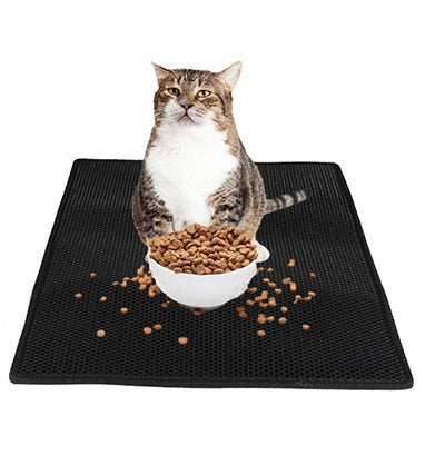 Honeycomb Cat Litter Mat – Waterproof & Urine Proof Double Layer Pad