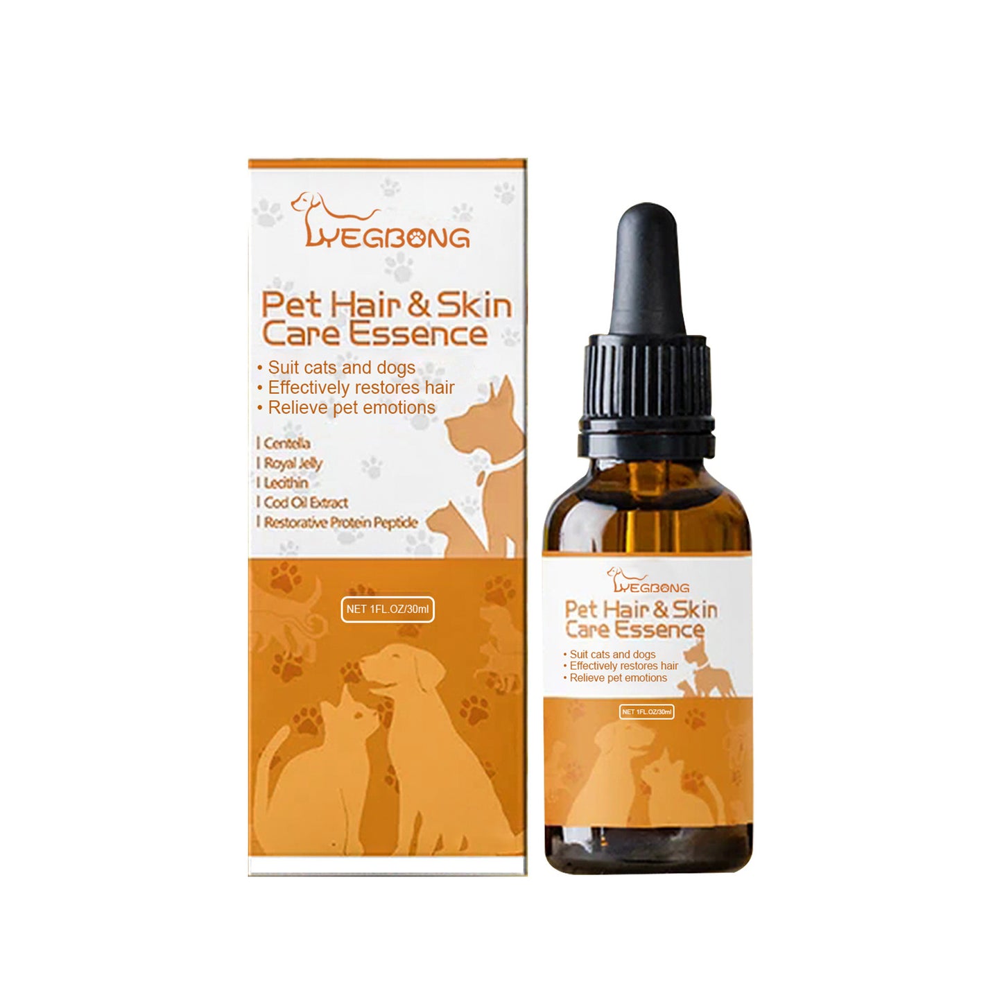 Pet Hair Care Anti-Itch Spray – Skin Relief & Soft Fur Care for Dogs & Cats