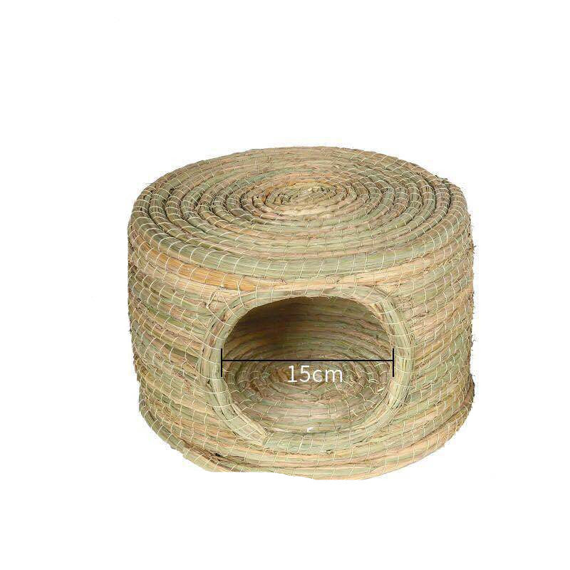 Pet Grass Nest Natural Dog Cat Bed Cooling Grass Pet Mat Eco Friendly Pet Bed