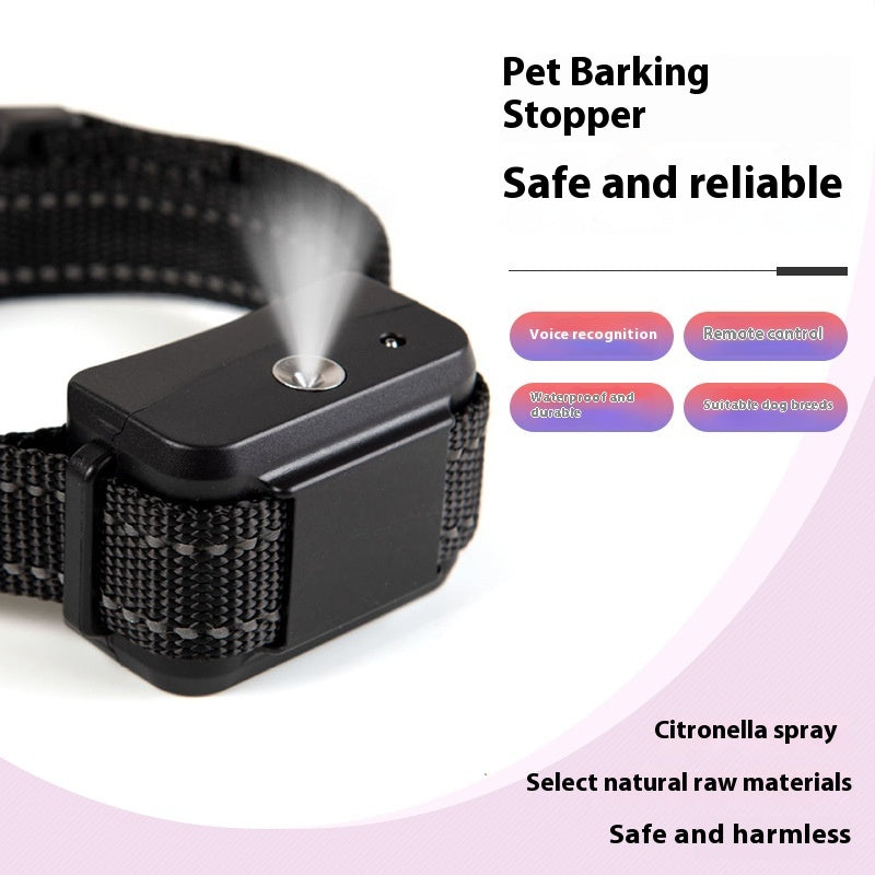 Automatic Bark Stopper Dog Spray Collar – Intelligent Anti Bark Training Collar