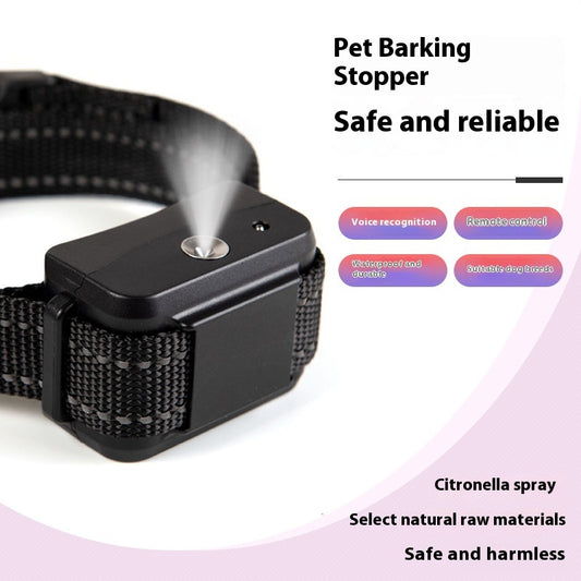 Automatic Bark Stopper Dog Spray Collar – Intelligent Anti Bark Training Collar