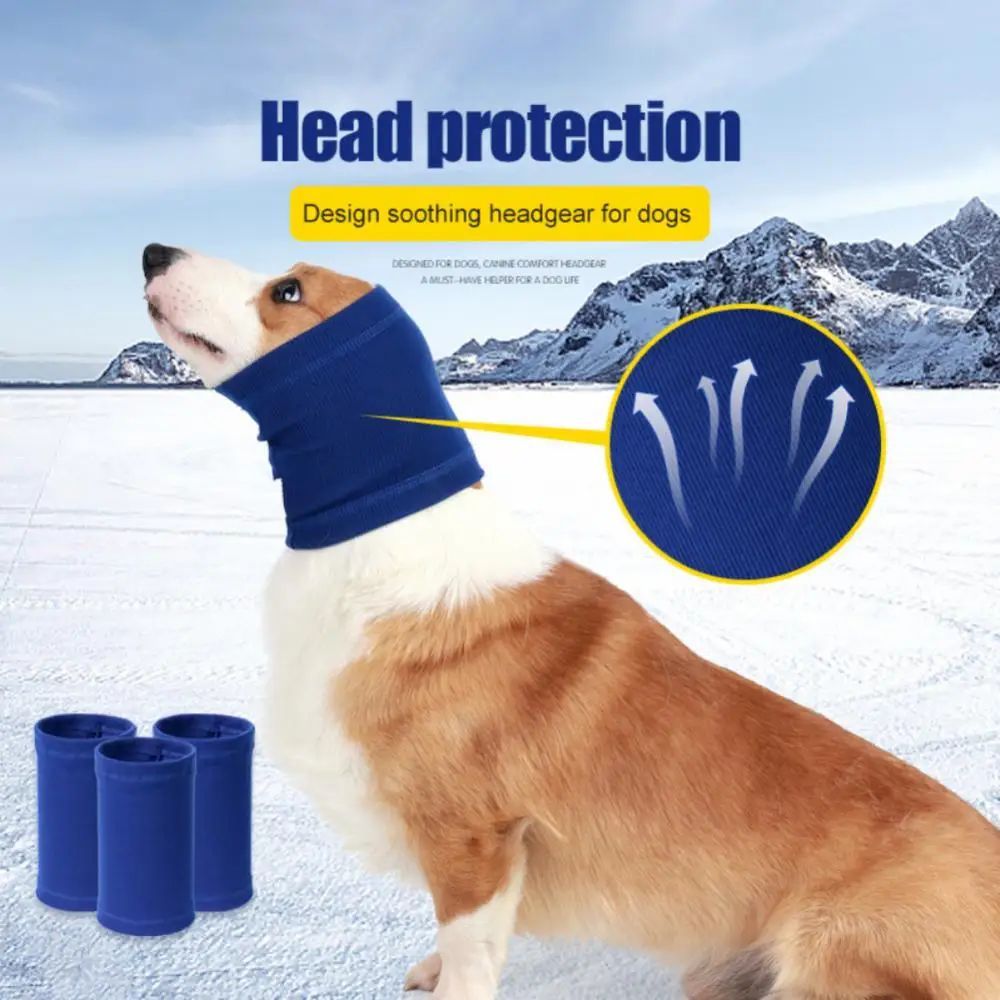 Pet Anxiety Relief Earmuff – Noise Cancel Grooming Headband for Dogs