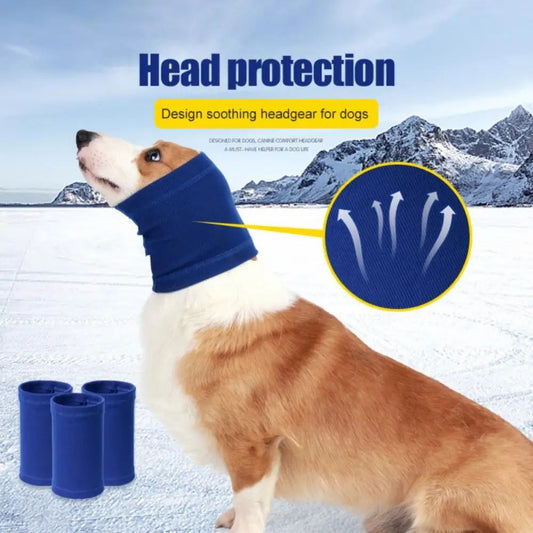 Pet Anxiety Relief Earmuff – Noise Cancel Grooming Headband for Dogs