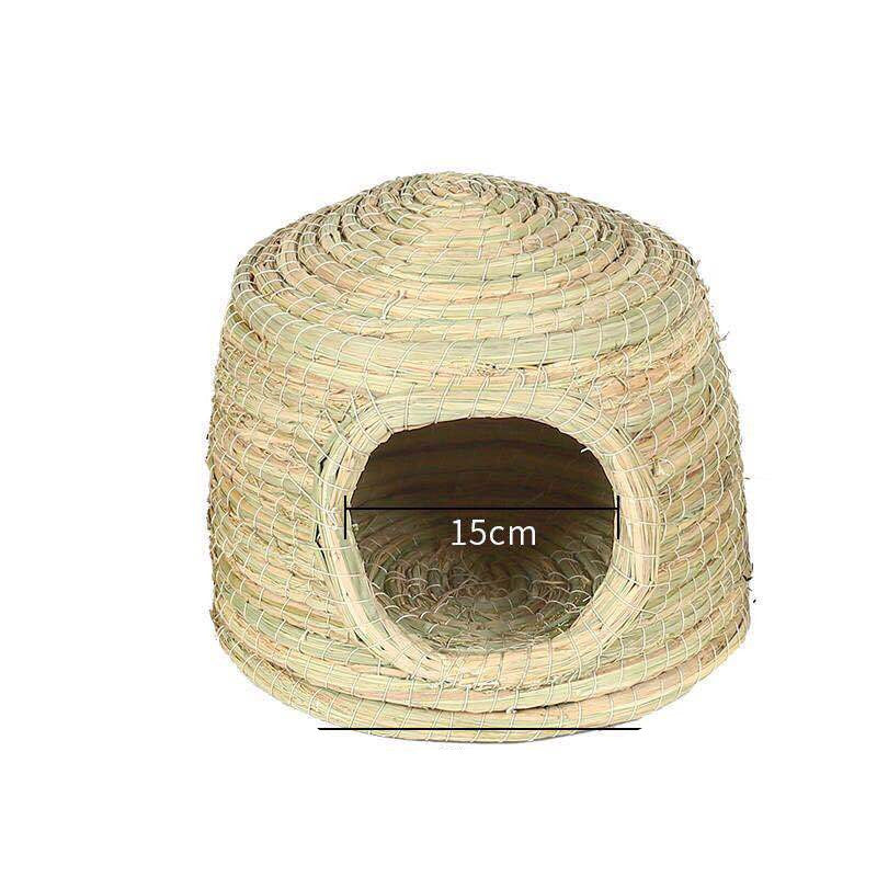 Pet Grass Nest Natural Dog Cat Bed Cooling Grass Pet Mat Eco Friendly Pet Bed