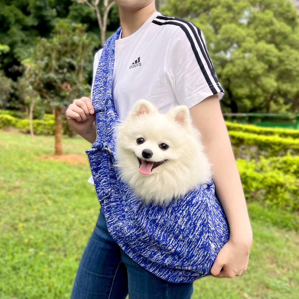 Autumn Winter Pet Carrier Crossbody Bag – Cat & Small Dog Outdoor Travel Shoulder Bag