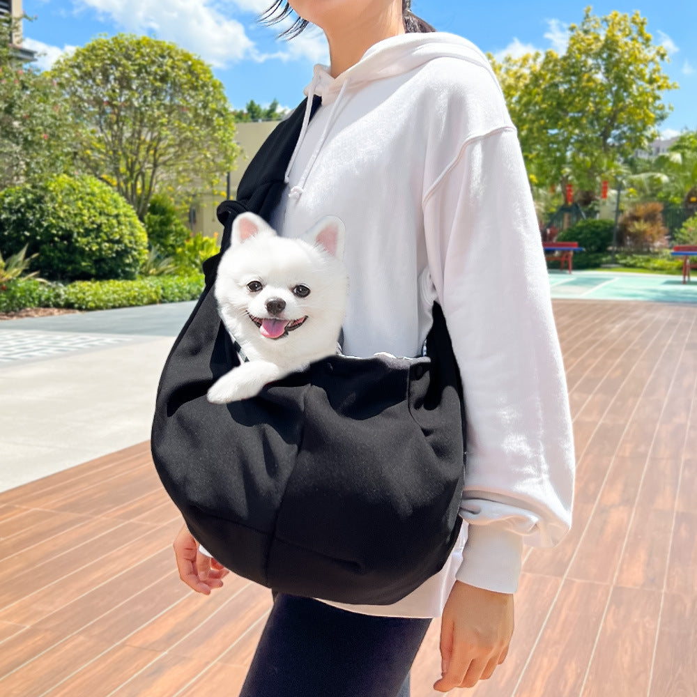 Autumn Winter Pet Carrier Crossbody Bag – Cat & Small Dog Outdoor Travel Shoulder Bag