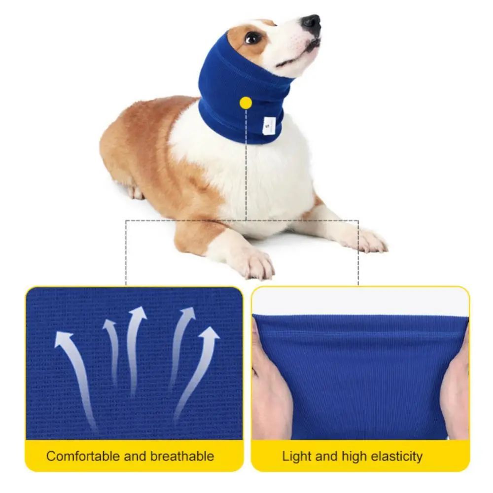 Pet Anxiety Relief Earmuff – Noise Cancel Grooming Headband for Dogs