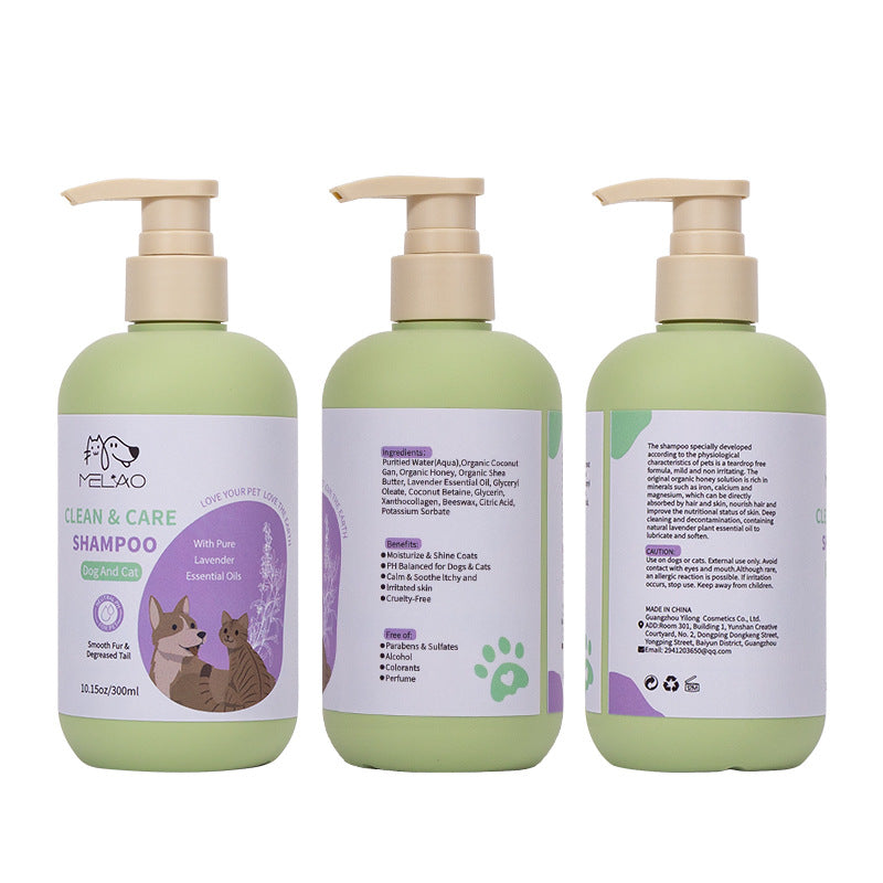 Pet Shower Gel Shampoo – Long Lasting Care Dog & Cat Grooming Shampoo