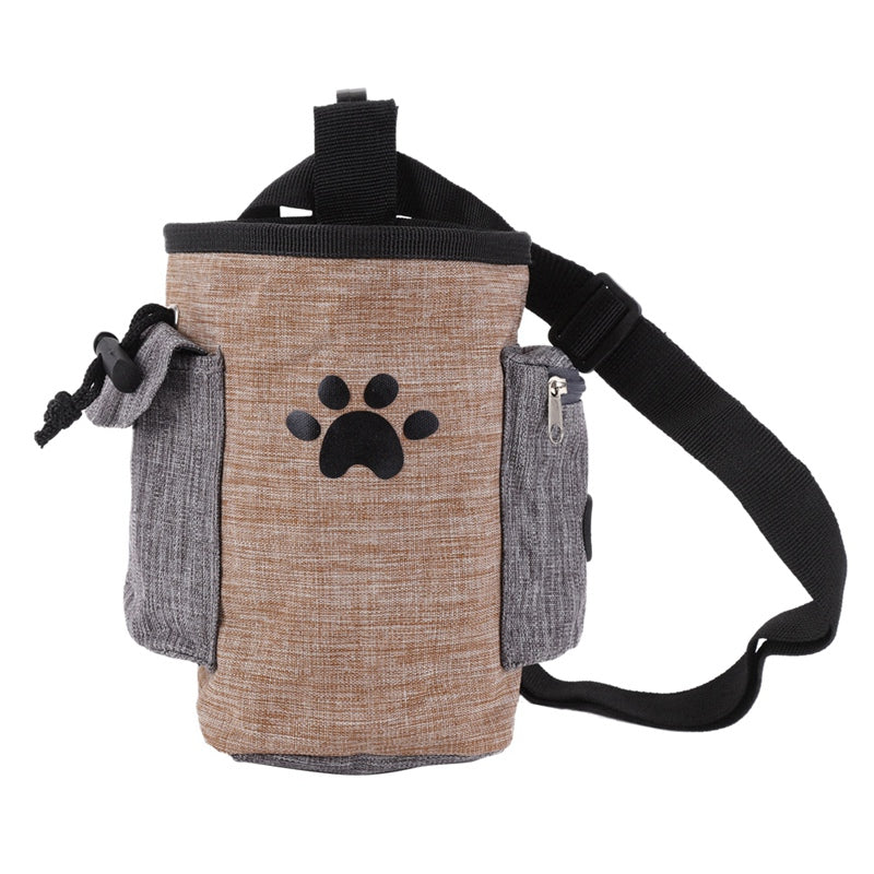 Pet Belt Bag Dog Walking Waist Bag Treat Training Pouch Hands Free Dog Bag