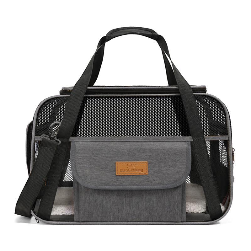 Breathable Oxford Cloth Pet Carrier Shoulder Bag for Small Dogs & Cats – Portable Pet Sling Bag