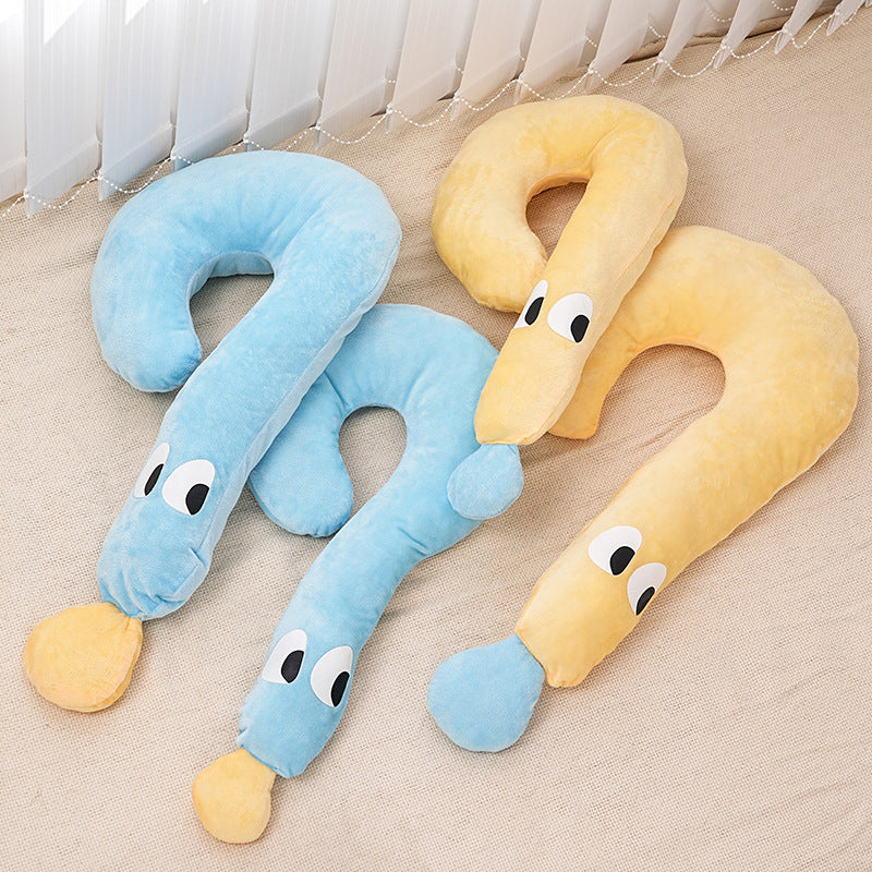 Moon Shape Pet Sleeping Pillow for Dogs & Cats | Soft Plush Pet Cushion Bed