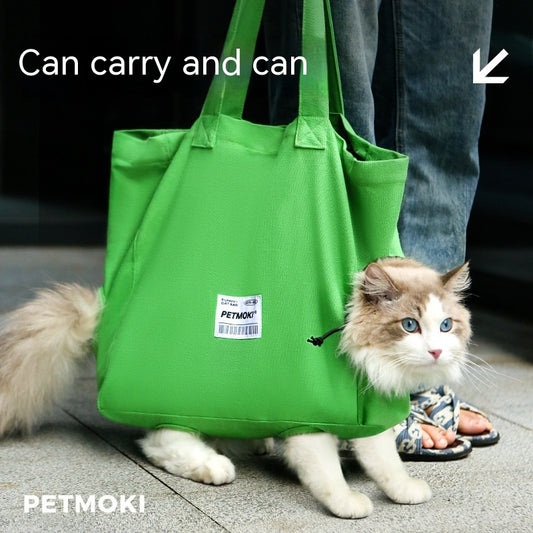 Large Capacity Pet Carrier Bag – Breathable Escape-Proof Cat & Dog Shoulder Travel Bag