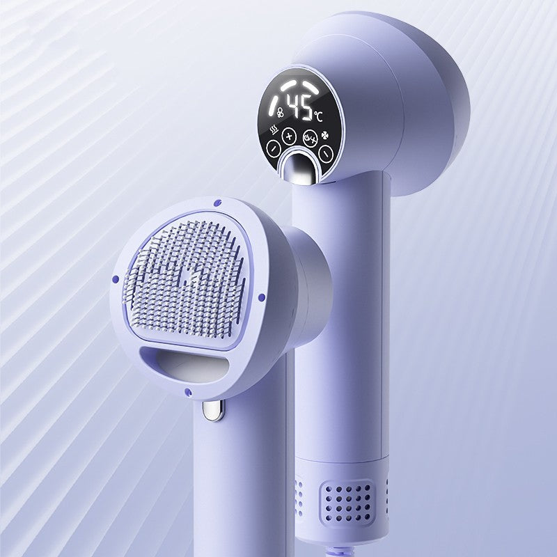 Smart Pet Hair Dryer & Grooming Comb – Silent Dog & Cat Blow Dryer Brush