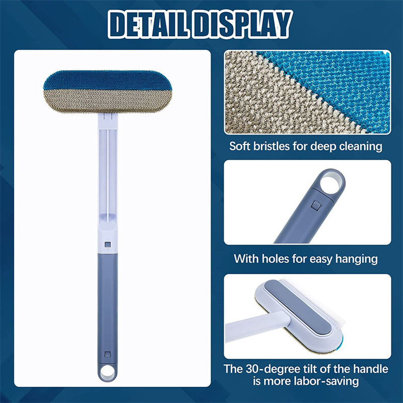 4-in-1 Multifunctional Pet Hair Removal Brush | Dog & Cat Hair Cleaner | Window & Screen Cleaner Gadget