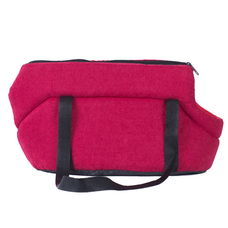 Portable Dog Carrier Bag – Breathable Mesh Travel Pet Bag for Small Dogs & Cats | Foldable & Lightweight