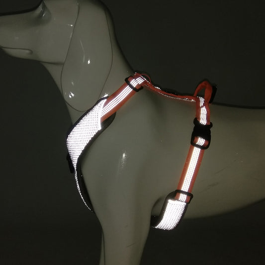 Reflective Dog Harness Vest – Explosion-Proof Adjustable Pet Walking Tank Top