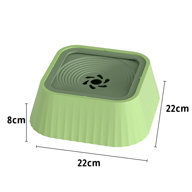 No Spill Floating Pet Water Bowl – Anti Splash Dog & Cat Drinking Bowl (Dry Mouth Design)