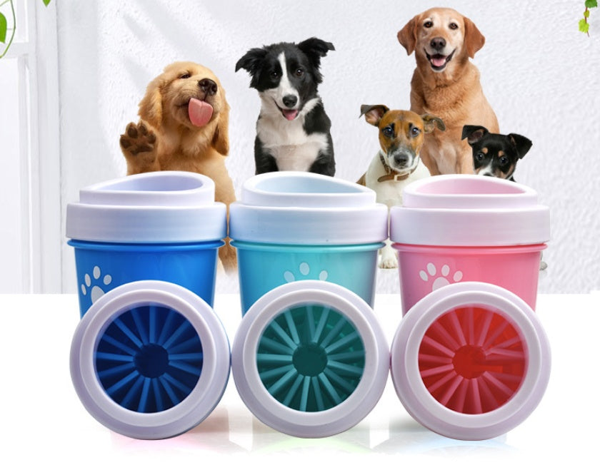 Silicone Pet Paw Cleaner Cup – Portable Dog & Cat Foot Cleaning Washer