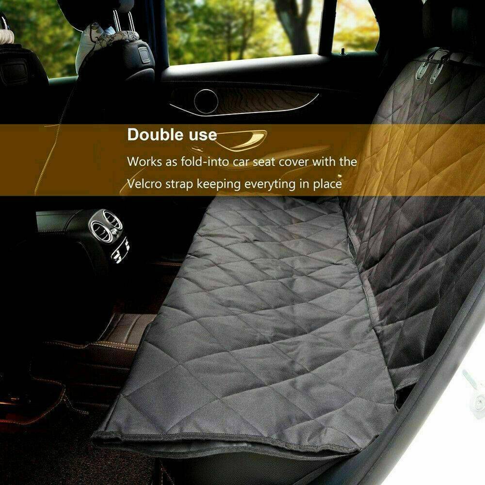 Waterproof Dog Car Seat Cover Hammock – Anti-Slip Pet Back Seat Protector for Cars, SUVs & Trucks
