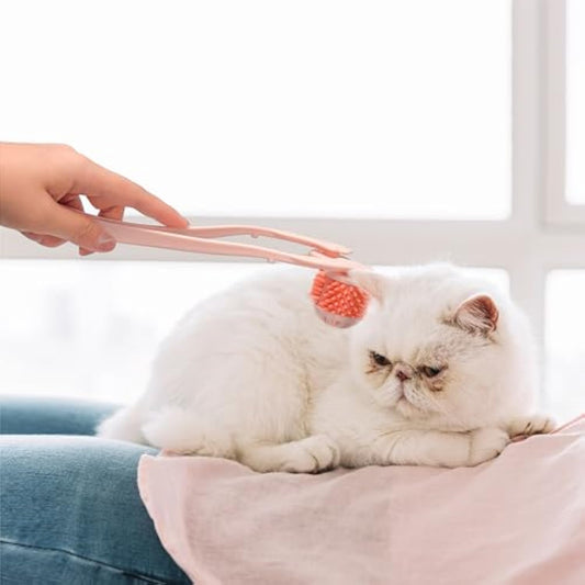 Cat Massager Roller Comb – Pet Grooming Tool for Head & Face Massage