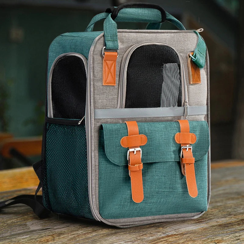 Cat Backpack Carrier – Portable Pet Backpack for Cats & Small Dogs Travel Bag