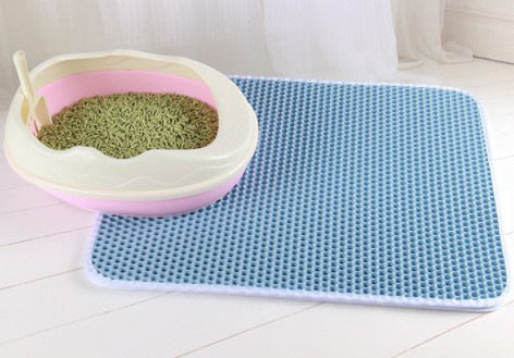 Honeycomb Cat Litter Mat – Waterproof & Urine Proof Double Layer Pad
