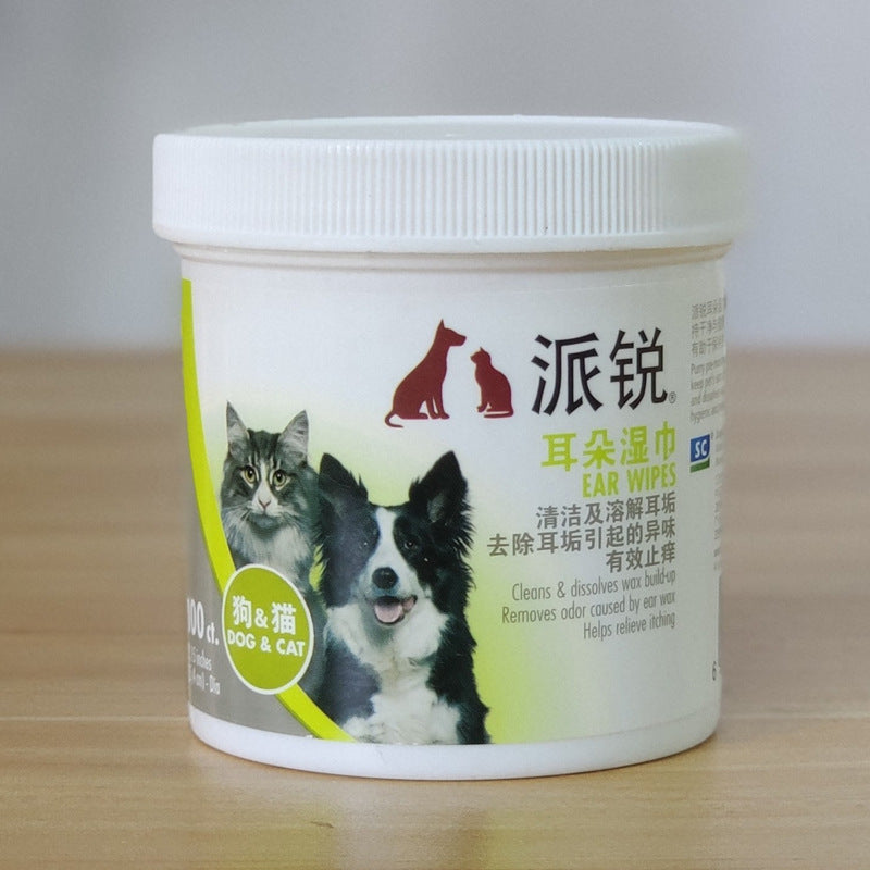 Pet Dental Cleaning Wipes for Cats & Dogs – Teeth Cleaning & Pet Grooming Wipes
