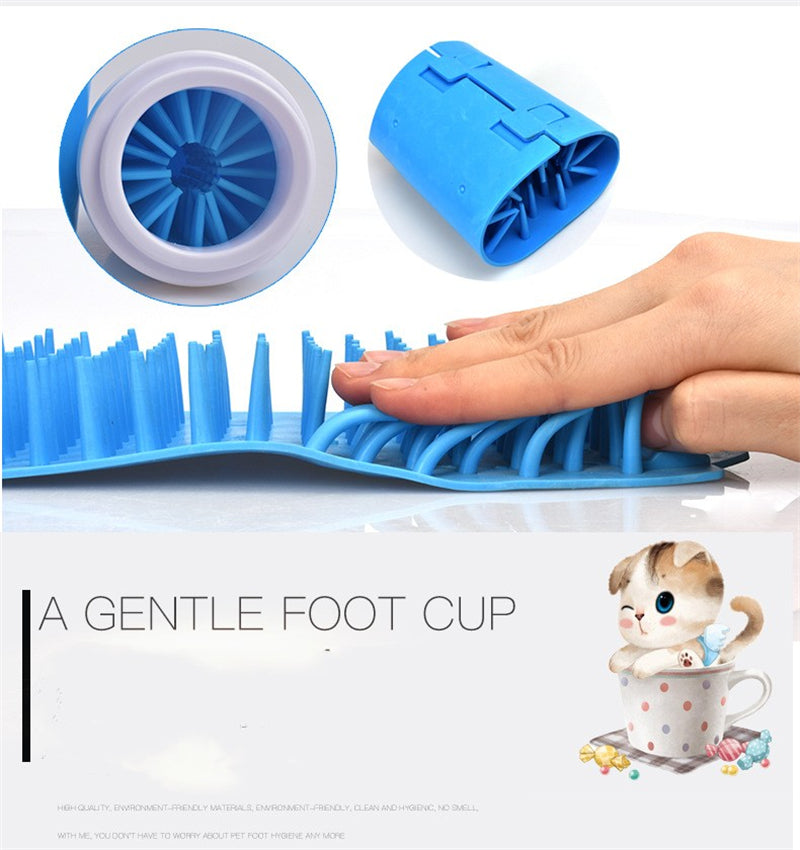 Silicone Pet Paw Cleaner Cup – Portable Dog & Cat Foot Cleaning Washer