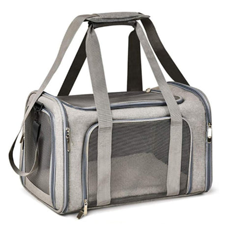 Portable Cat & Dog Travel Carrier Bag – Breathable Pet Carry Shoulder Bag for Small Pets