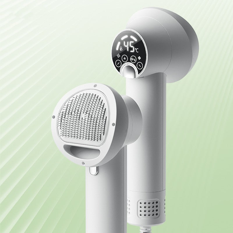Smart Pet Hair Dryer & Grooming Comb – Silent Dog & Cat Blow Dryer Brush