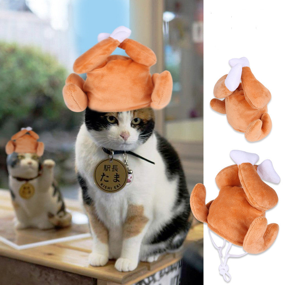 Funny Curly Hair Pet Hat for Cats & Dogs | Cute Wig Costume for Pets