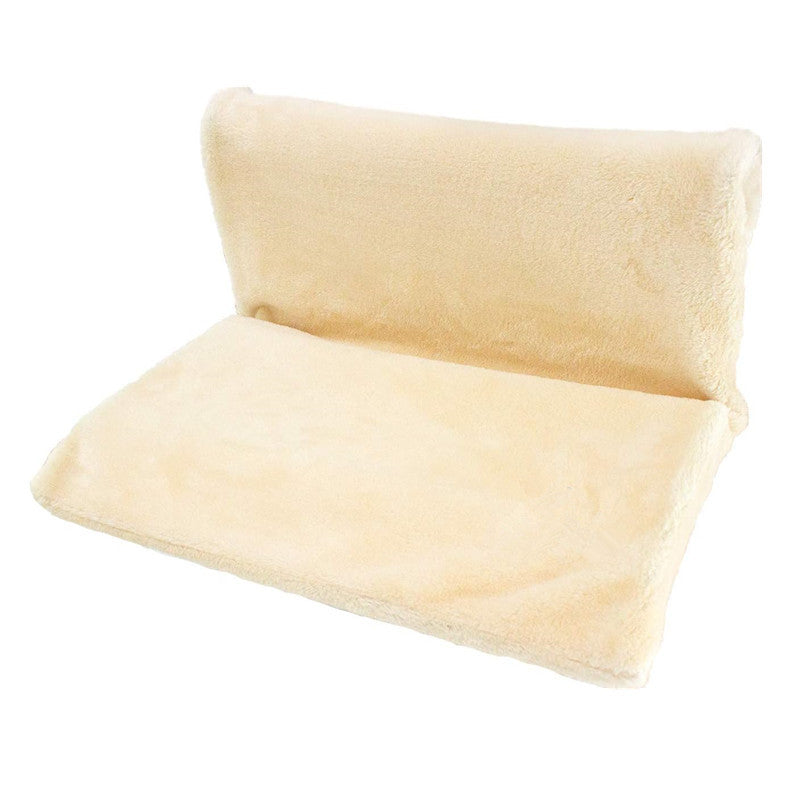 Plush L-Shaped Cat Hammock Hanging Bed – Cat Window Perch Hanging Cat Nest