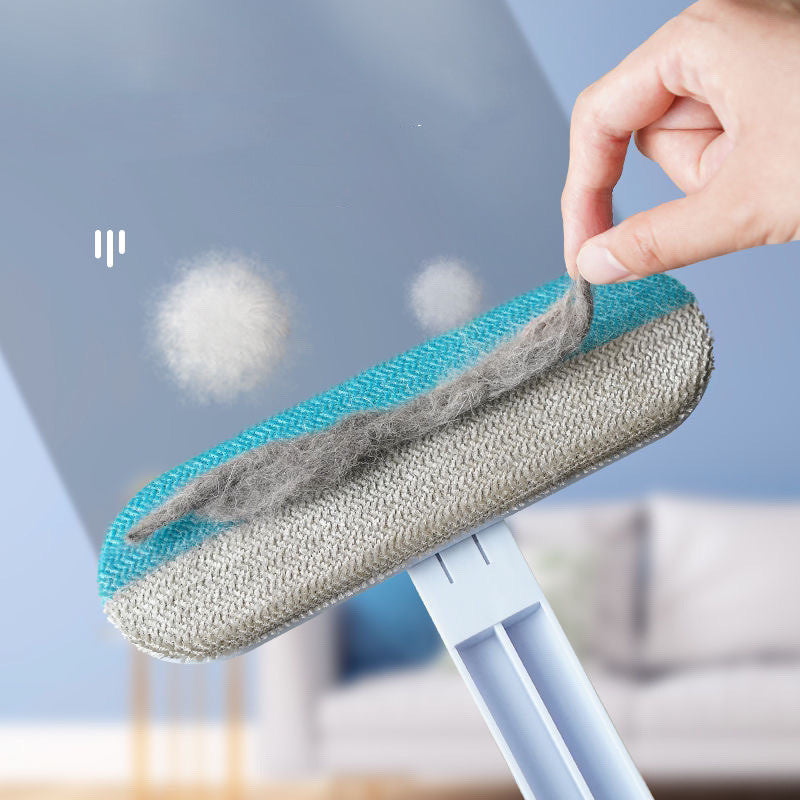 4-in-1 Multifunctional Pet Hair Removal Brush | Dog & Cat Hair Cleaner | Window & Screen Cleaner Gadget